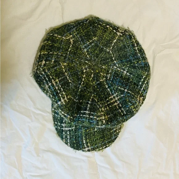 Toucan NY Collection Green Tweed Cap - Picture 2 of 8